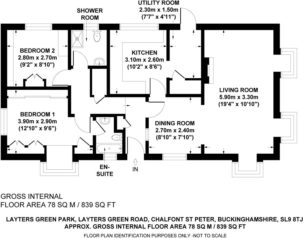 Floorplans For Layters Green Lane, Chalfont St Peter, Buckinghamshire