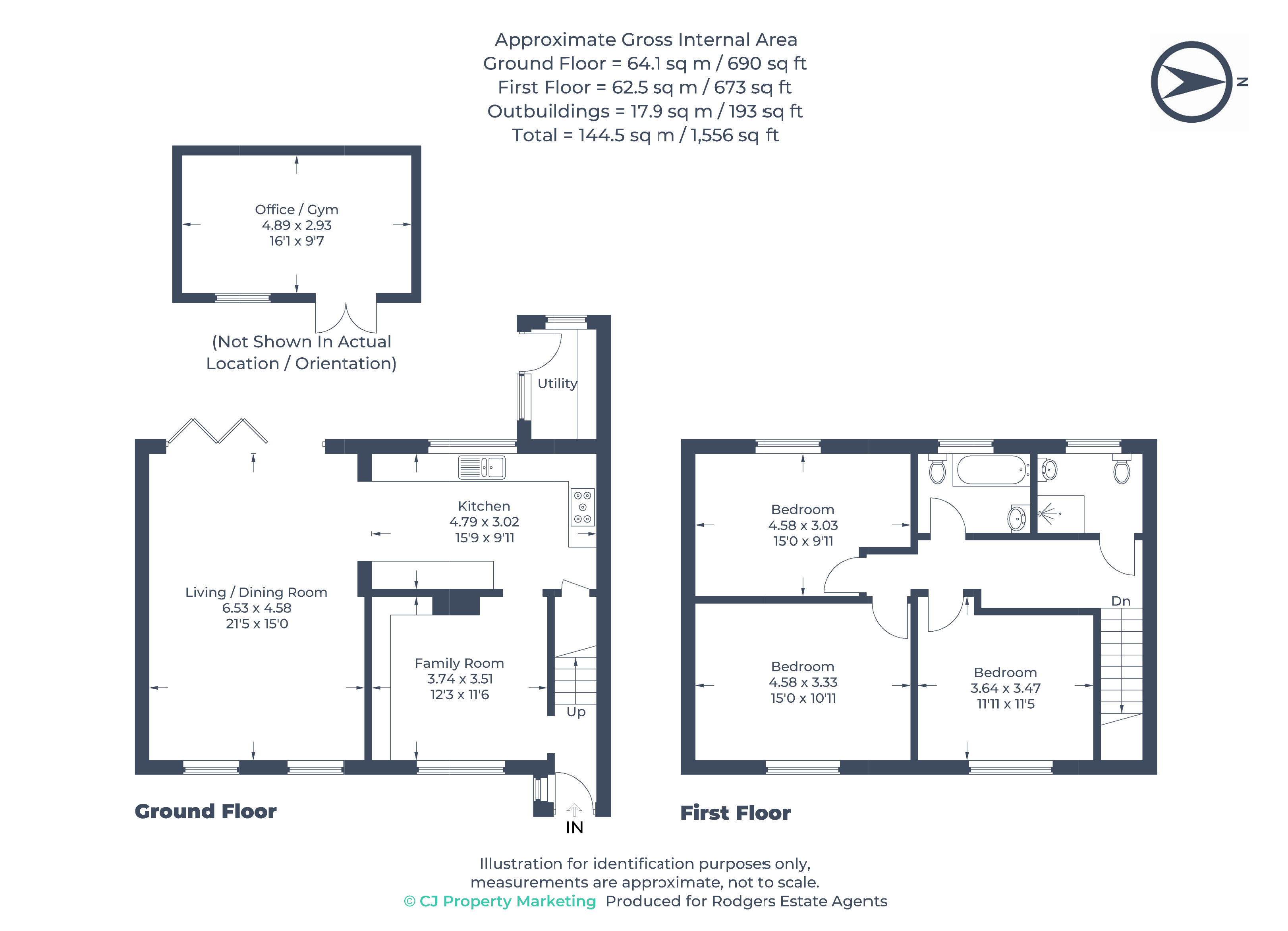 Floorplans For Fieldway, Chalfont St Peter, Buckinghamshire
