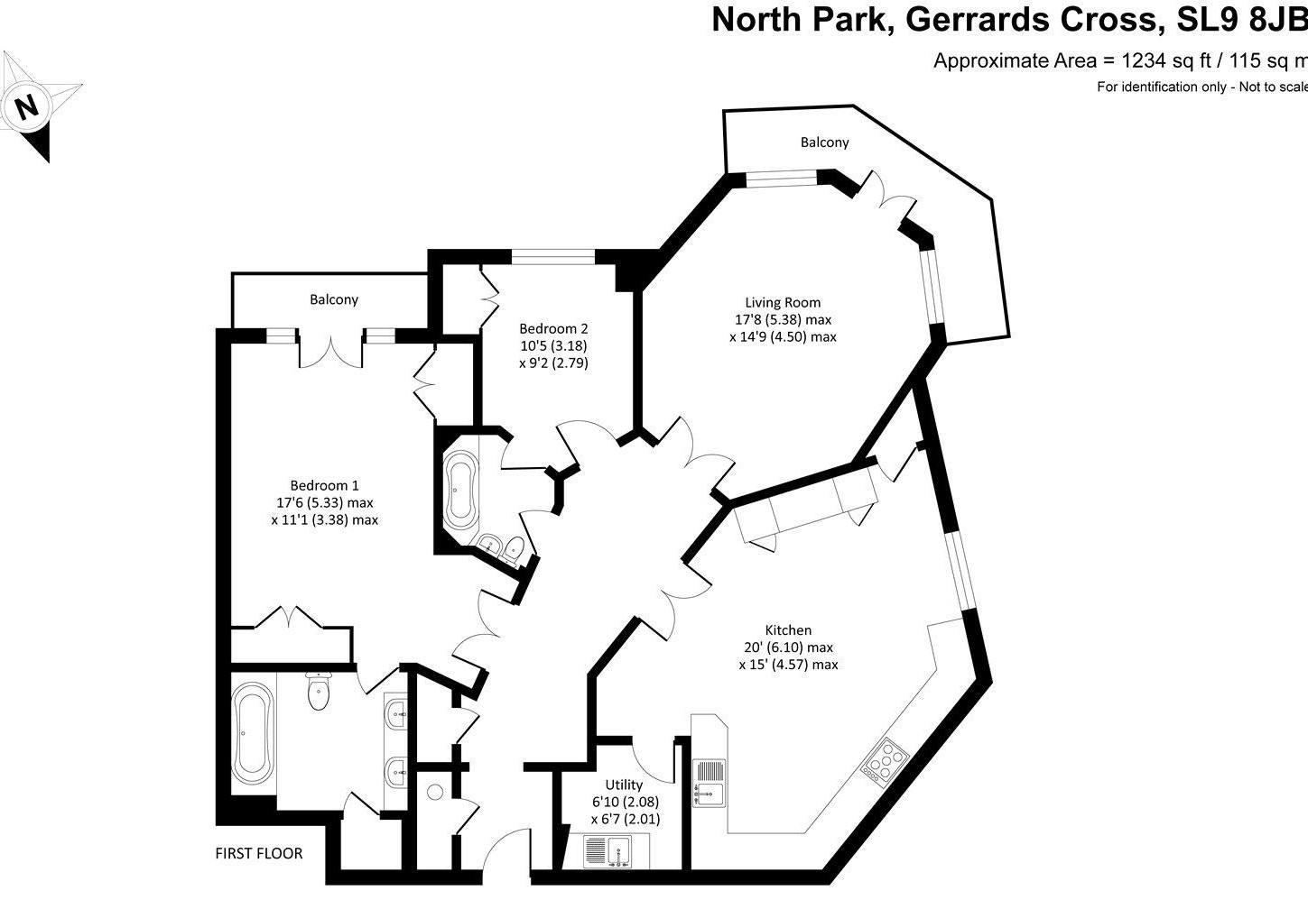 Floorplans For North Park, 36 North Park, Chalfont St Peter, Buckinghamshire