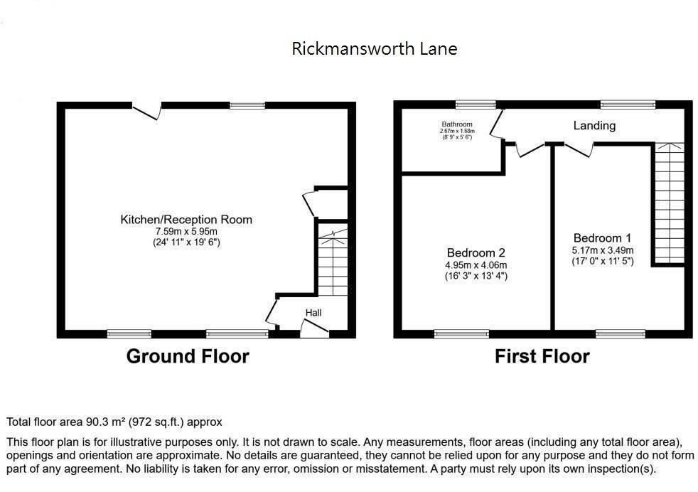 Floorplans For Rickmansworth Lane, Chalfont St Peter, Buckinghamshire