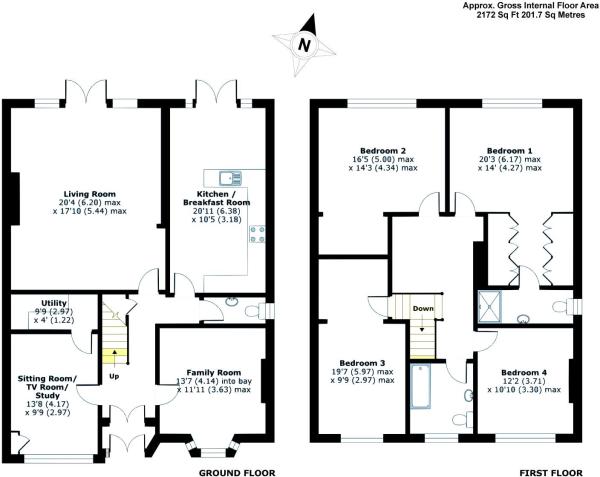 Floorplans For Nortoft Road, Chalfont St Peter, Buckinghamshire