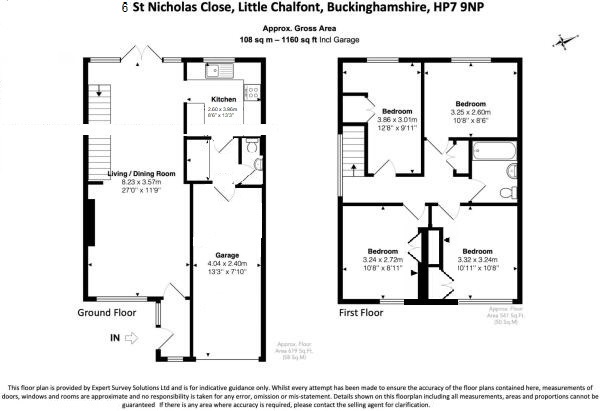 Floorplans For St Nicholas Close, Little Chalfont, Buckinghamshire