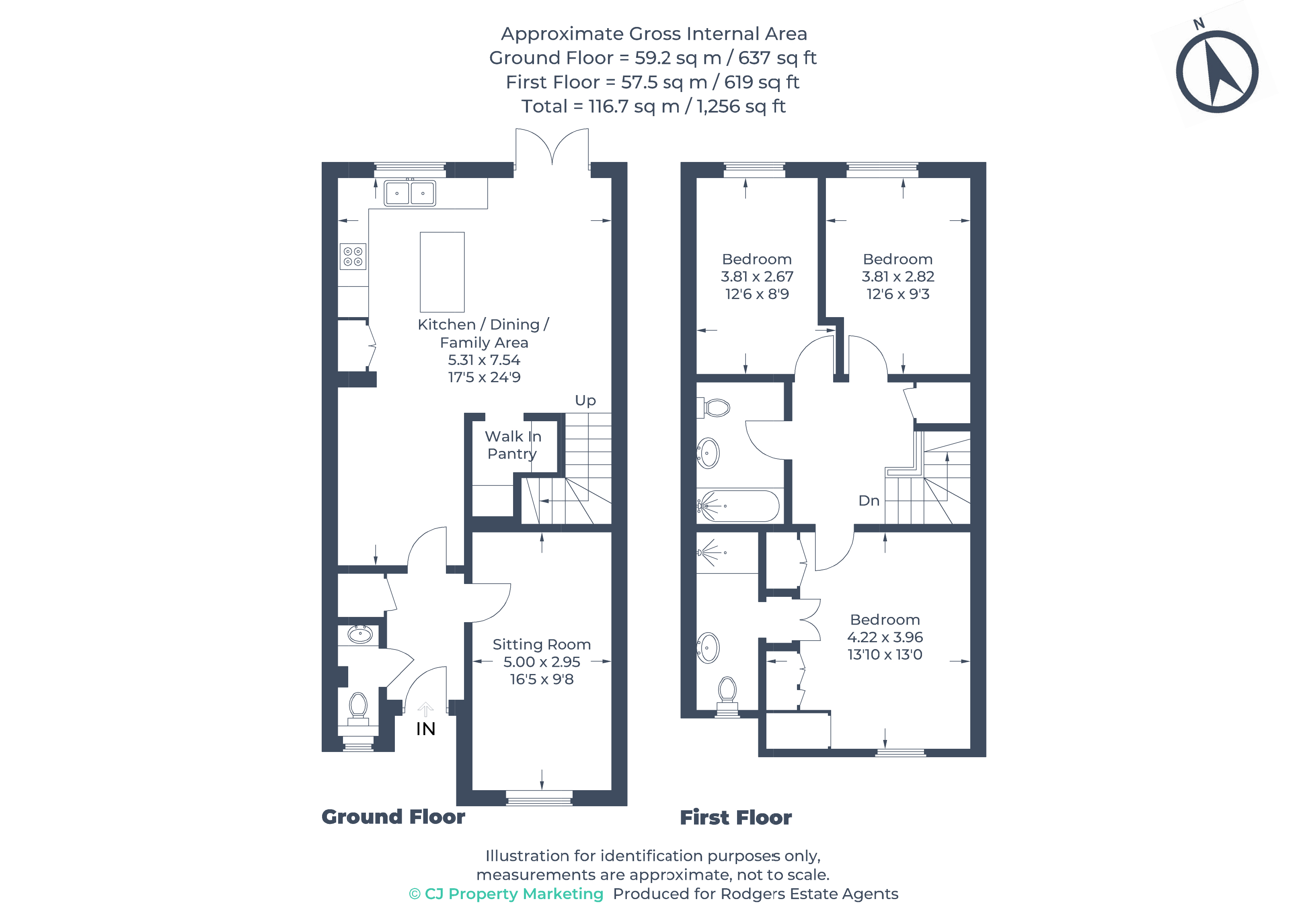 Floorplans For Layters Avenue, Chalfont St Peter, Buckinghamshire