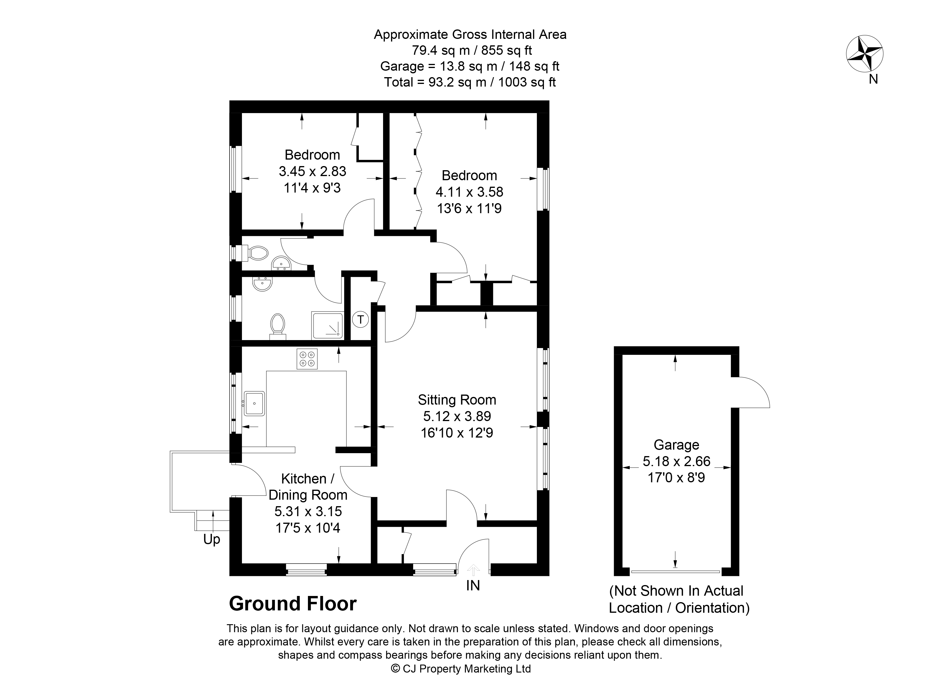 Floorplans For Garners Road, Chalfont St Peter, Buckinghamshire
