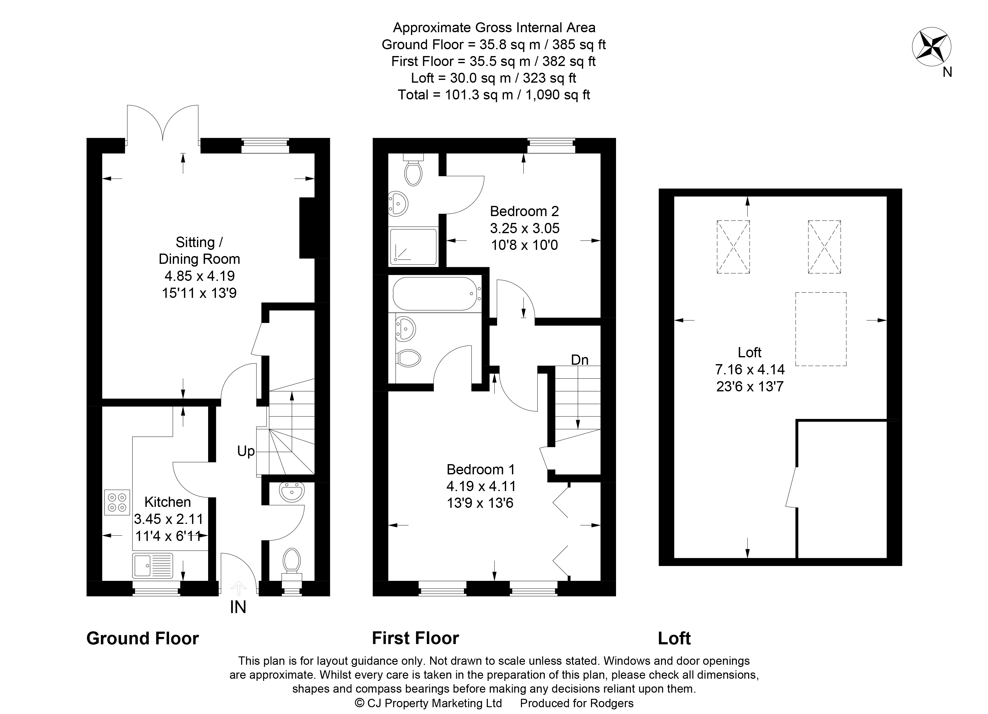 Floorplans For Church Lane, Chalfont St Peter, Buckinghamshire