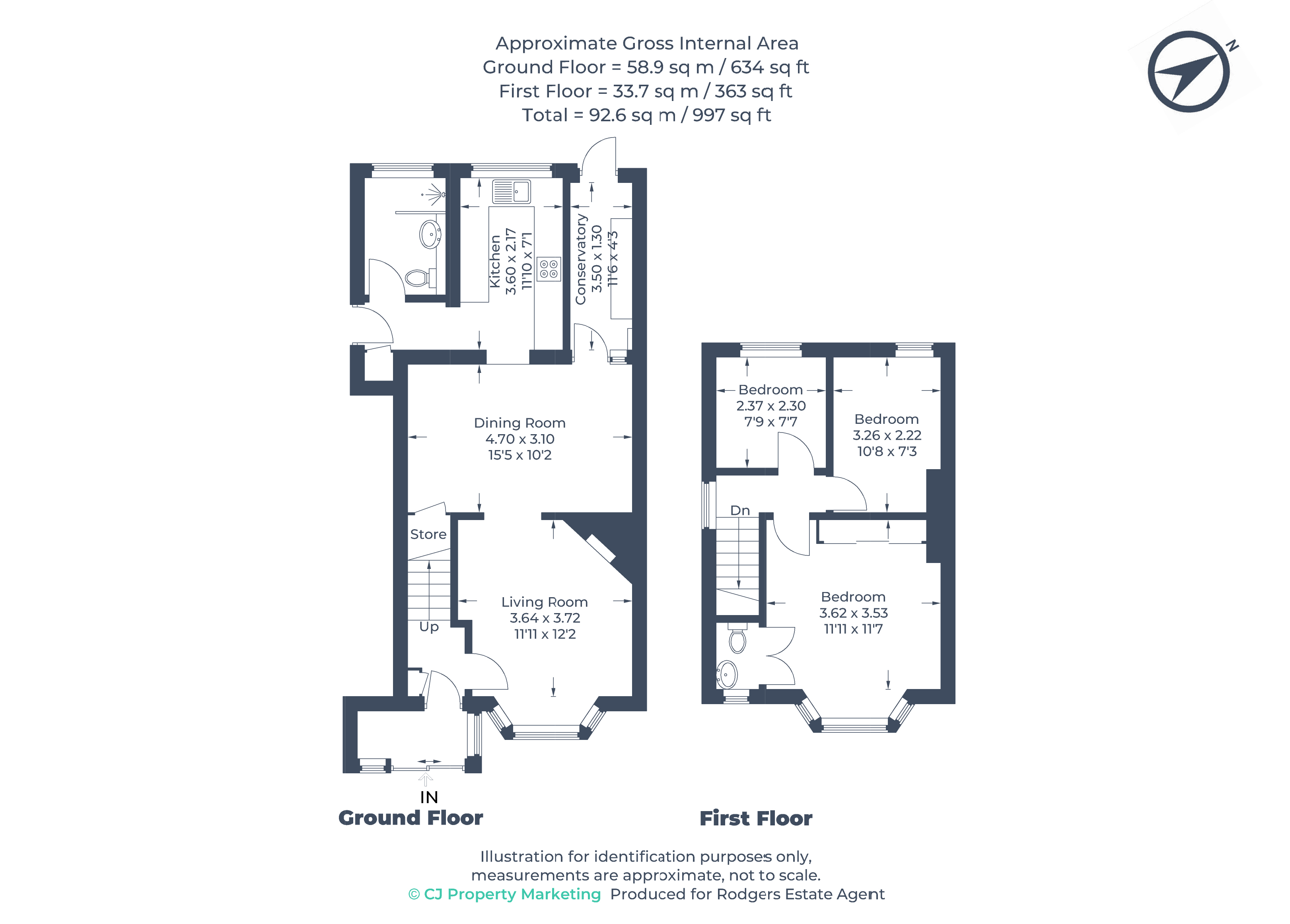 Floorplans For Maple Cross, Rickmansworth, Hertfordshire