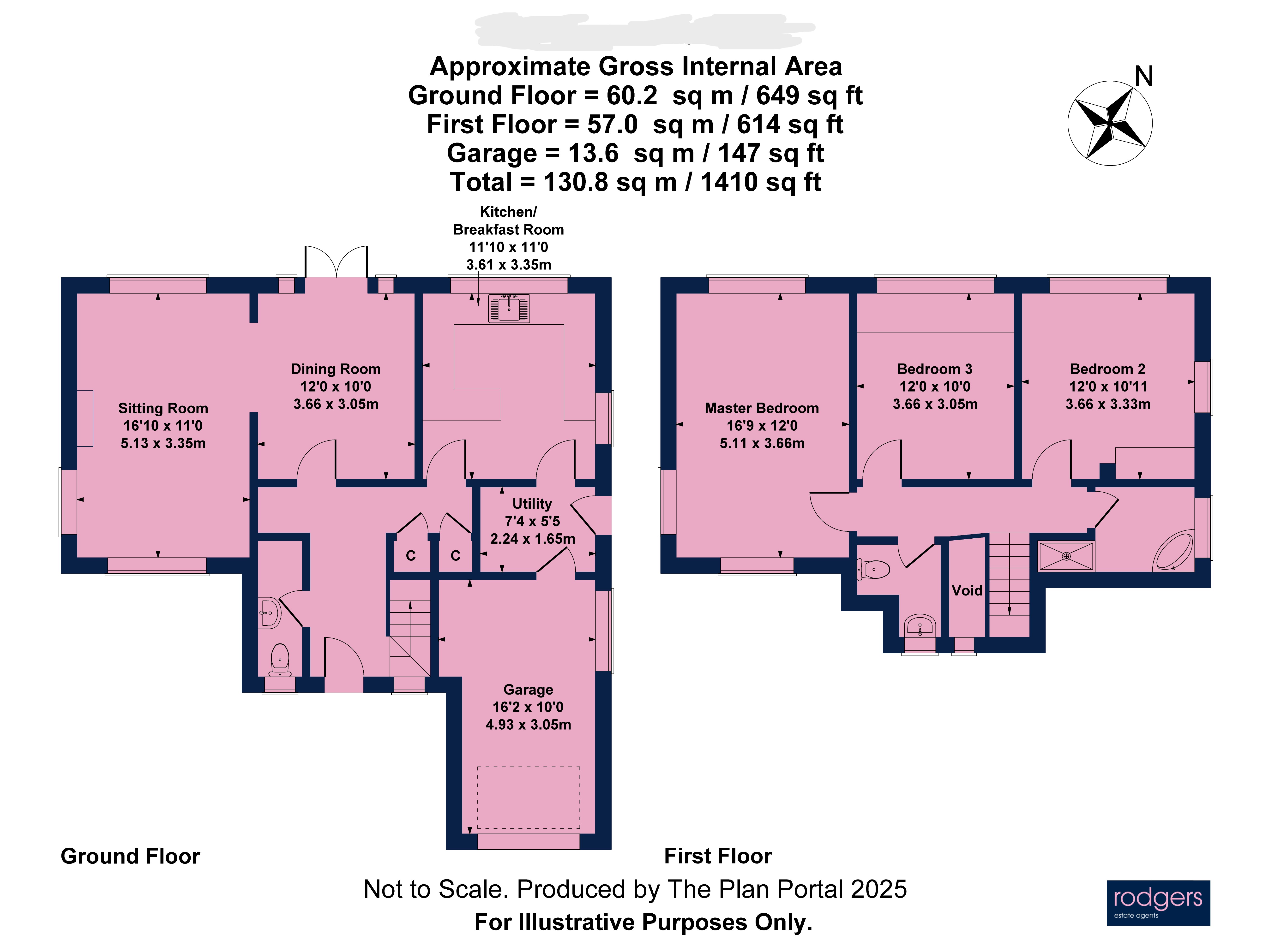 Floorplans For Foxdell Way, Chalfont St Peter, Buckinghamshire