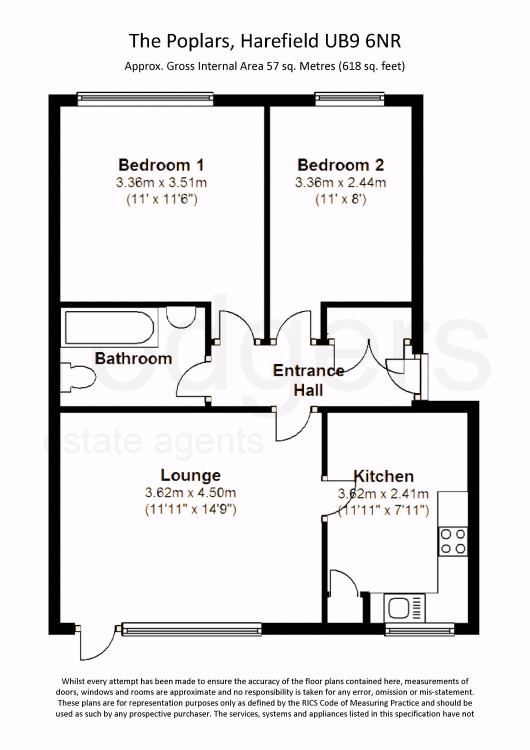 Floorplans For Breakspear Road North, Harefield