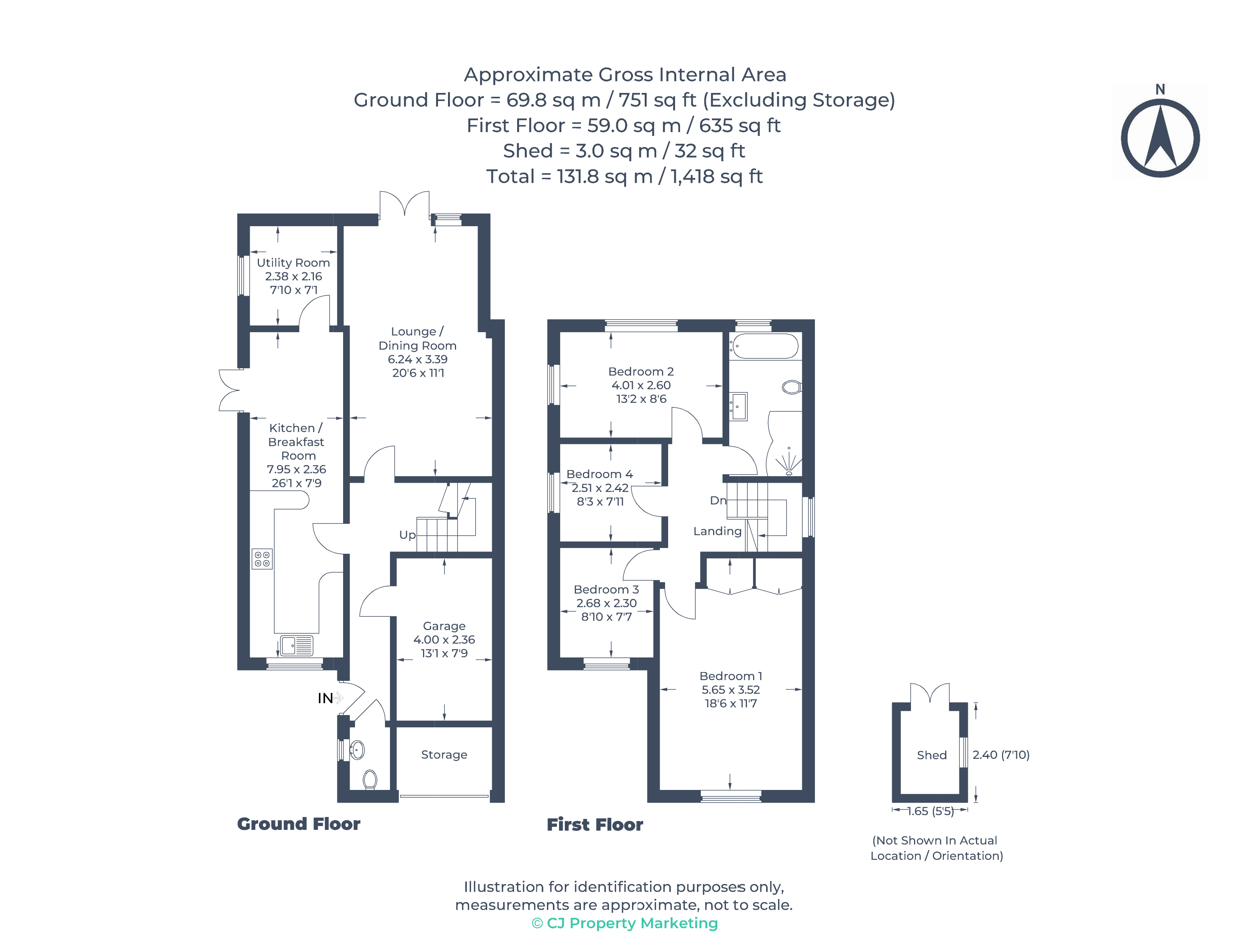 Floorplans For Vernon Drive, Harefield, Greater London