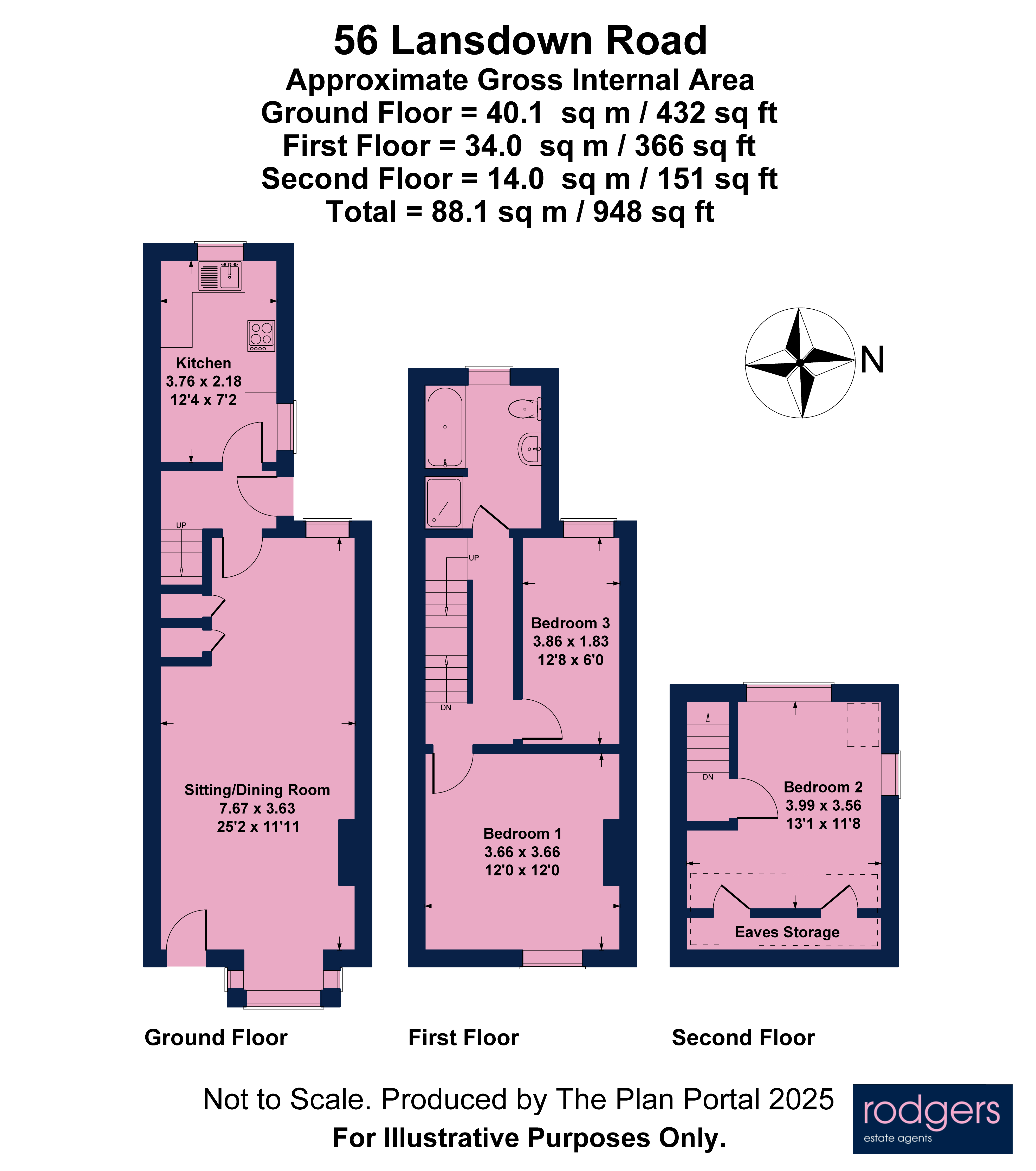 Floorplans For Lansdown Road, Chalfont St Peter, Buckinghamshire