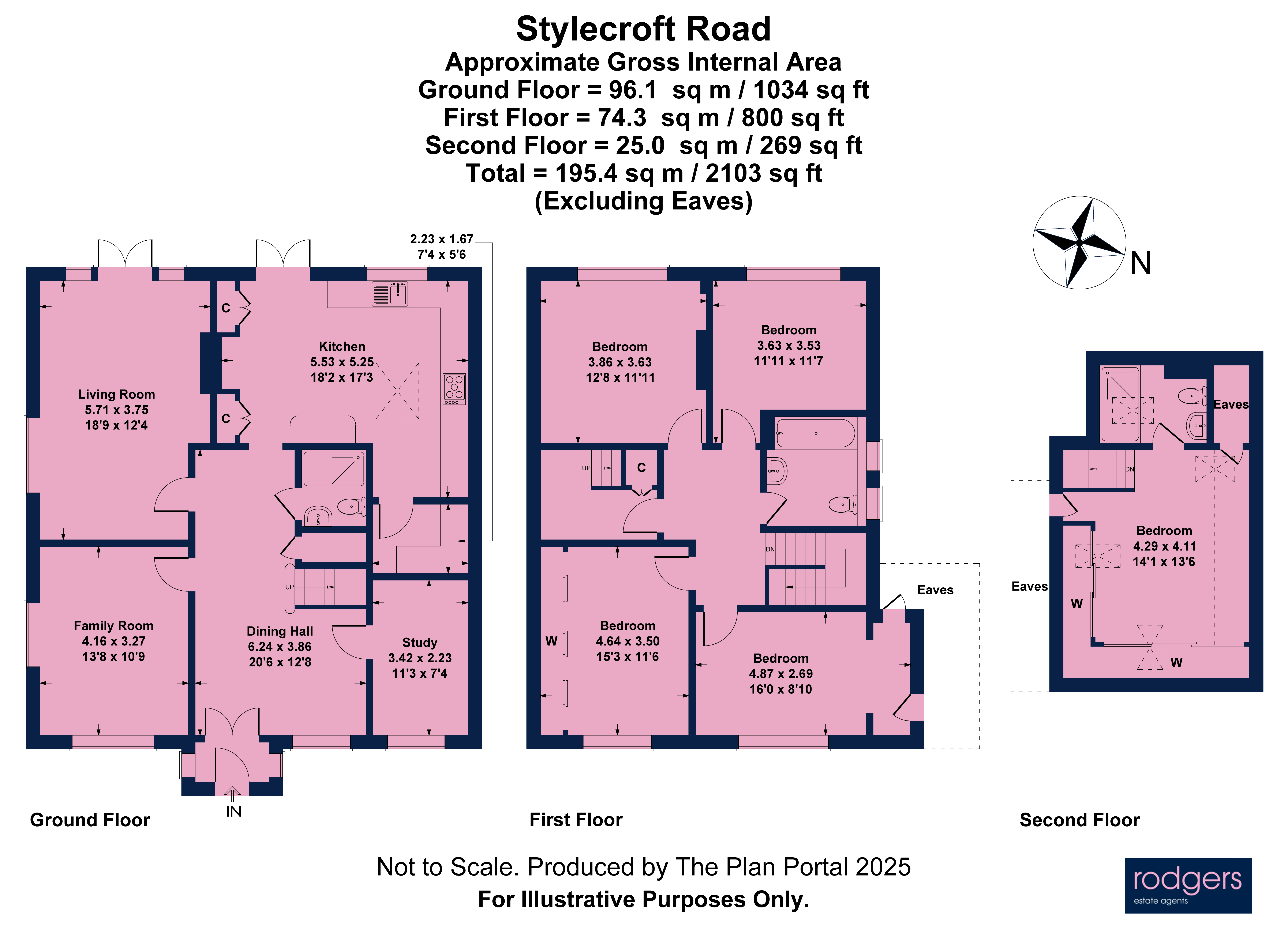 Floorplans For Stylecroft Road, Chalfont St Giles, Buckinghamshire