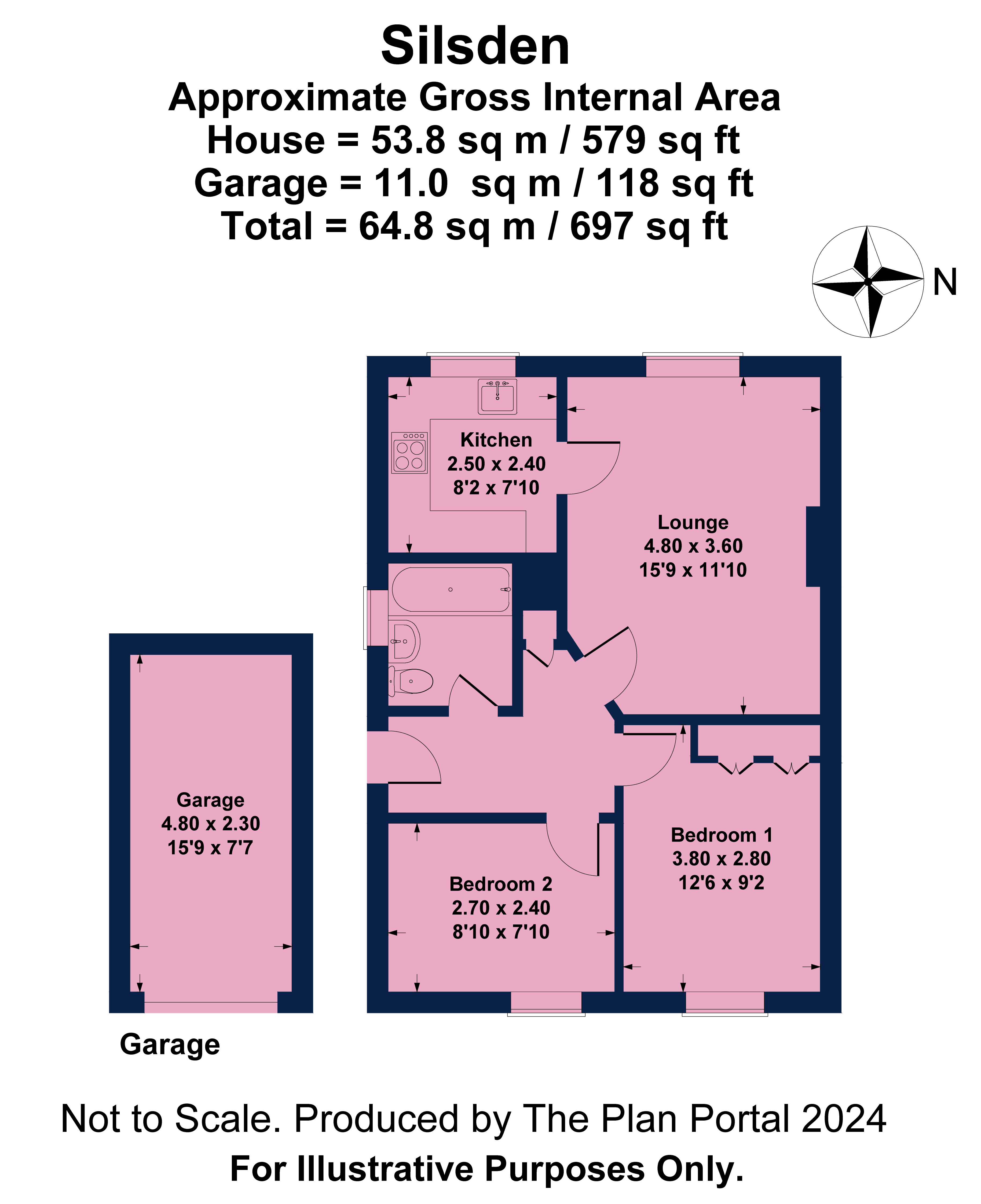 Floorplans For Silsden Crescent, Chalfont St Giles, Buckinghamshire