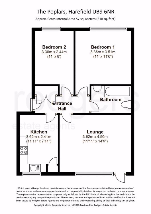 Floorplans For Breakspear Road North, Harefield