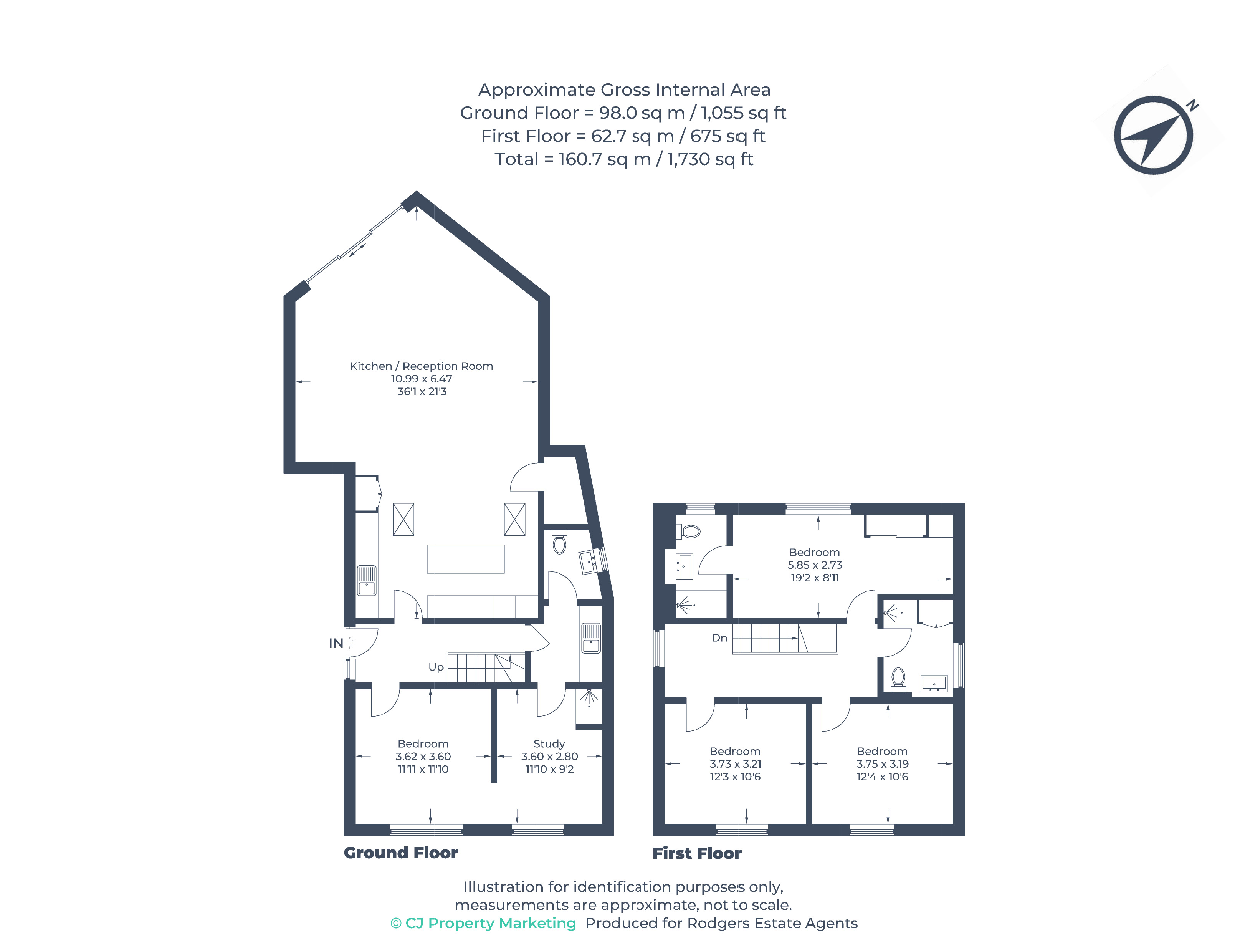 Floorplans For Chequers Orchard, Iver, Buckinghamshire