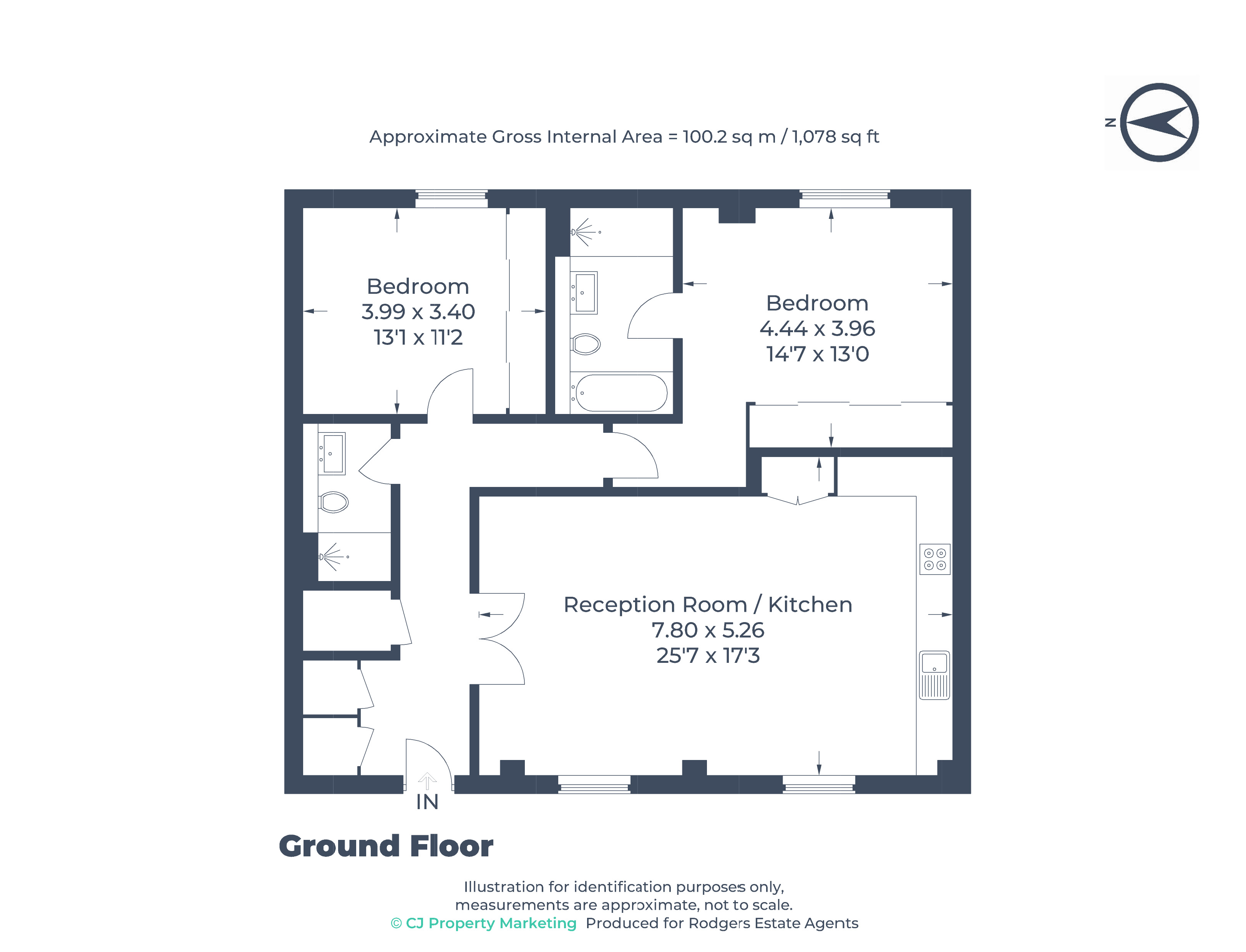 Floorplans For The Long Room Apartments, Royal Quay, Harefield, Middlesex