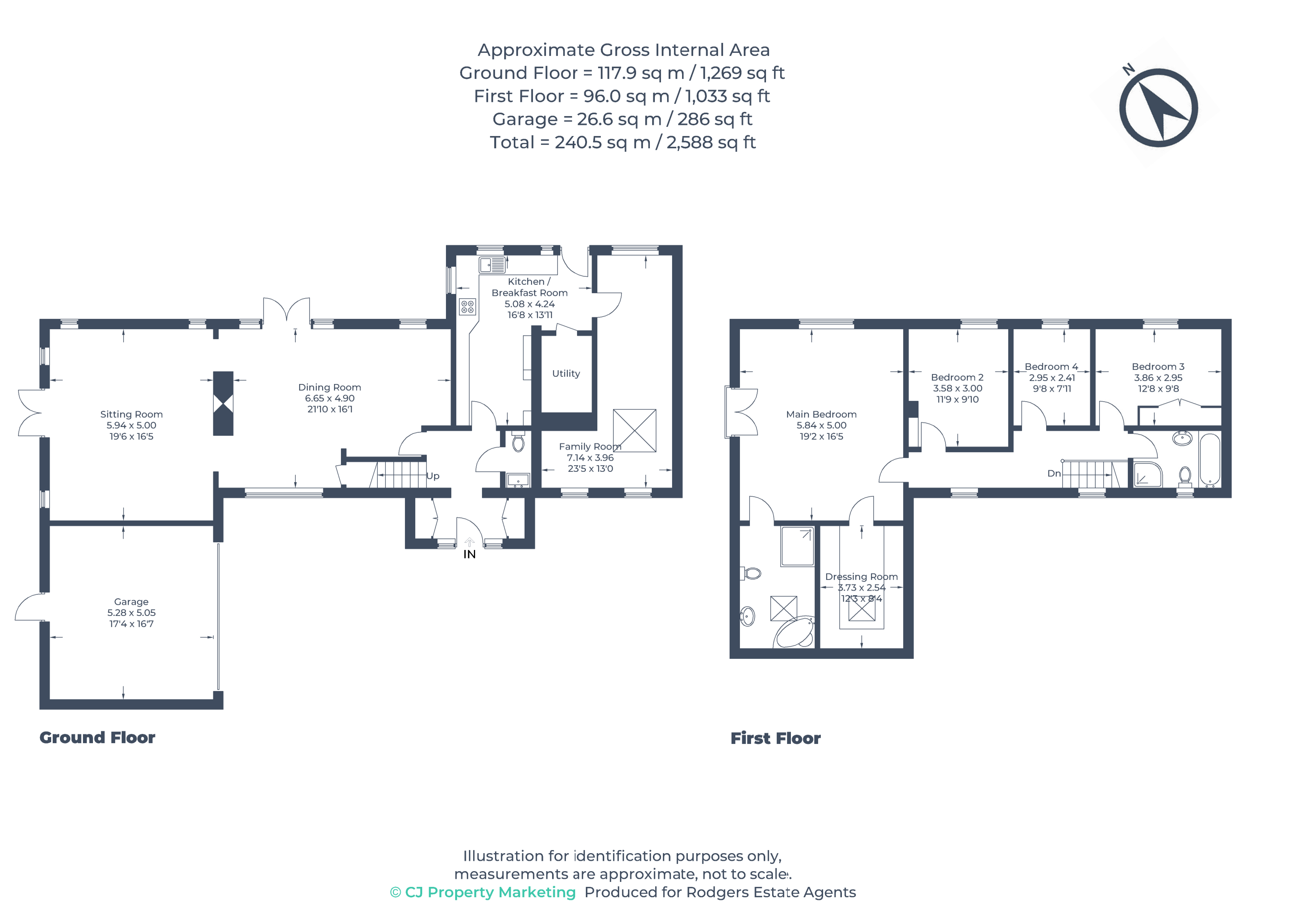Floorplans For Garners Road, Chalfont St Peter, Buckinghamshire