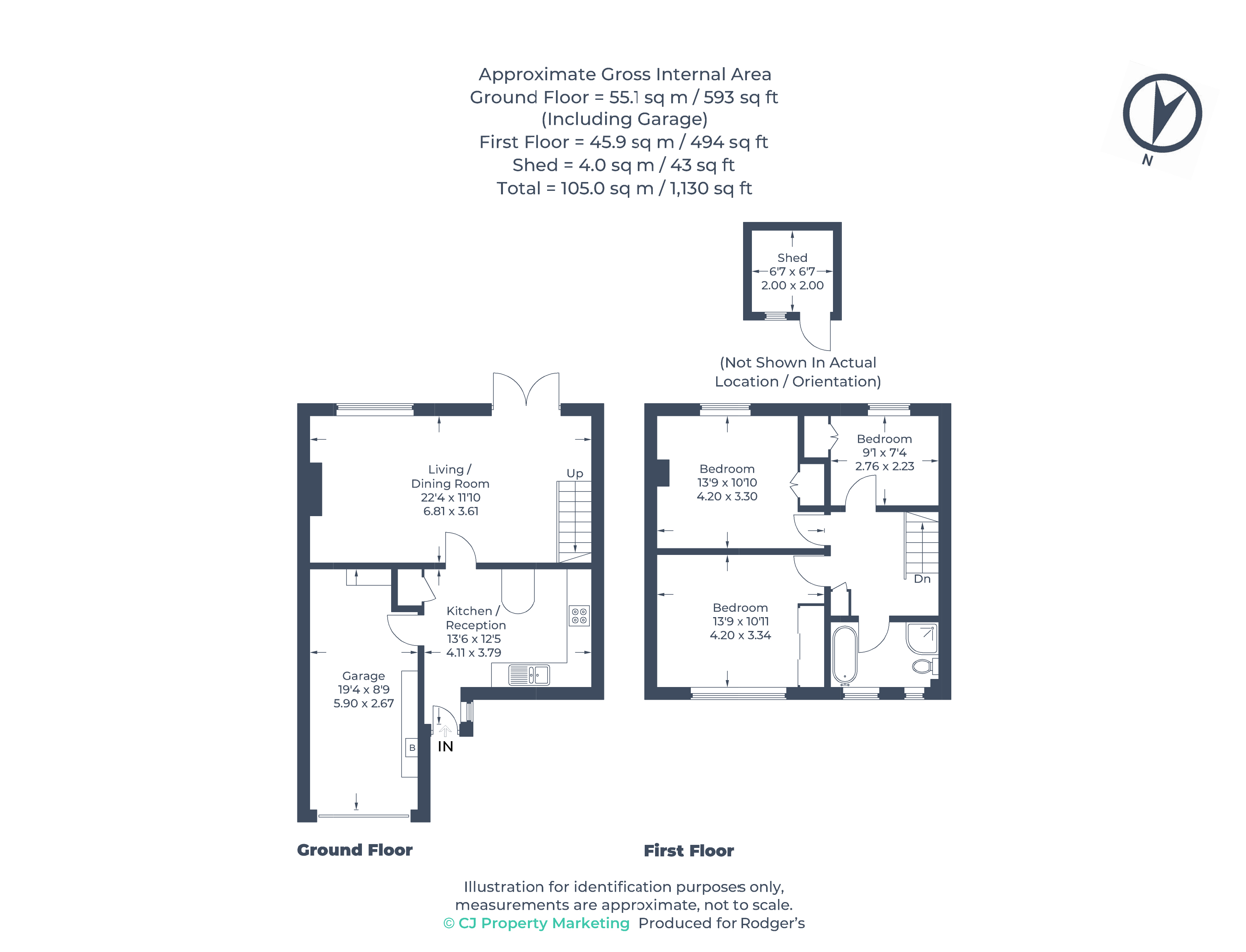Floorplans For Hill Farm Road, Chalfont St Peter, Buckinghamshire