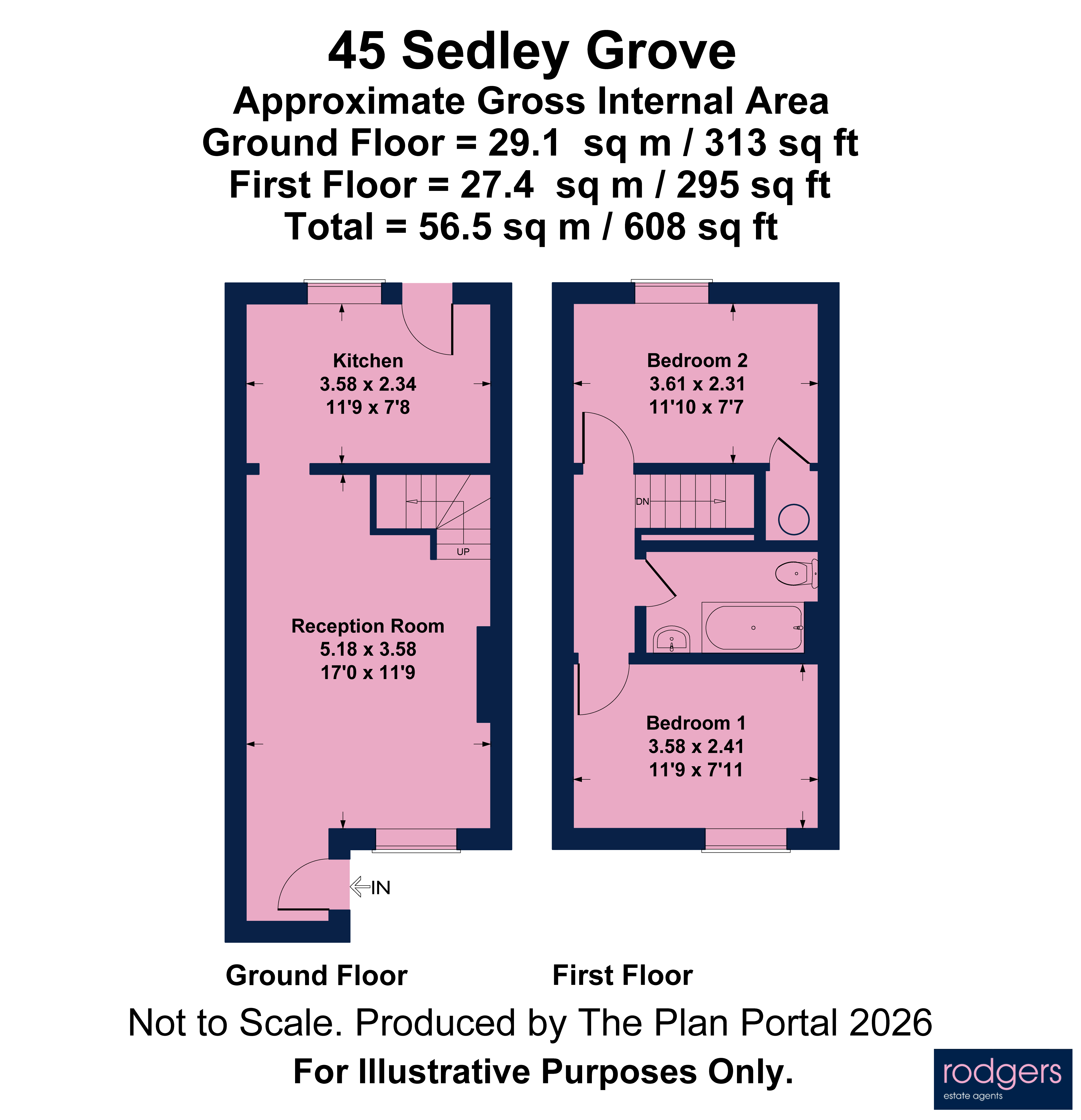 Floorplans For Sedley Grove, Harefield, Greater London