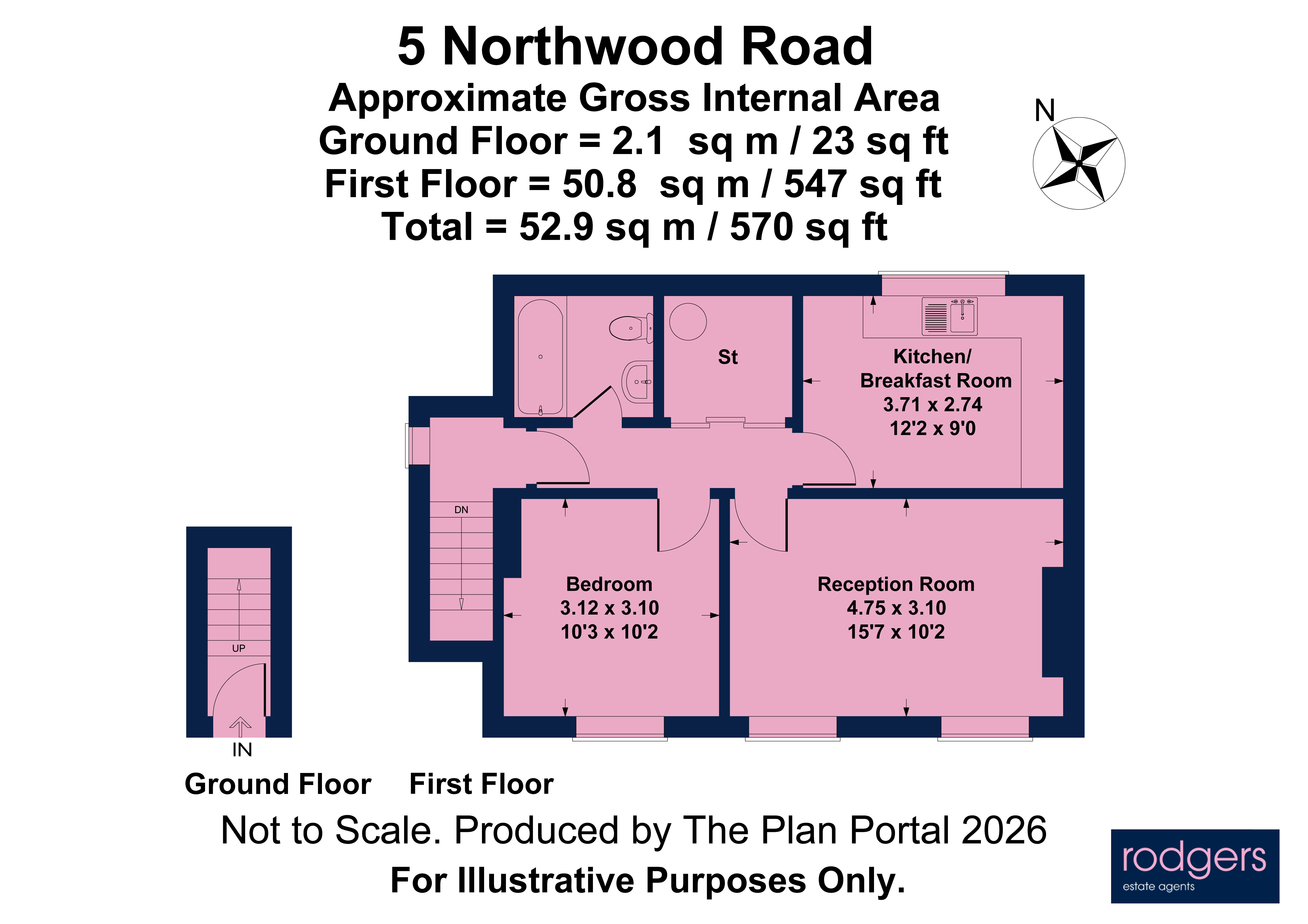Floorplans For Northwood Road, Harefield, Greater London
