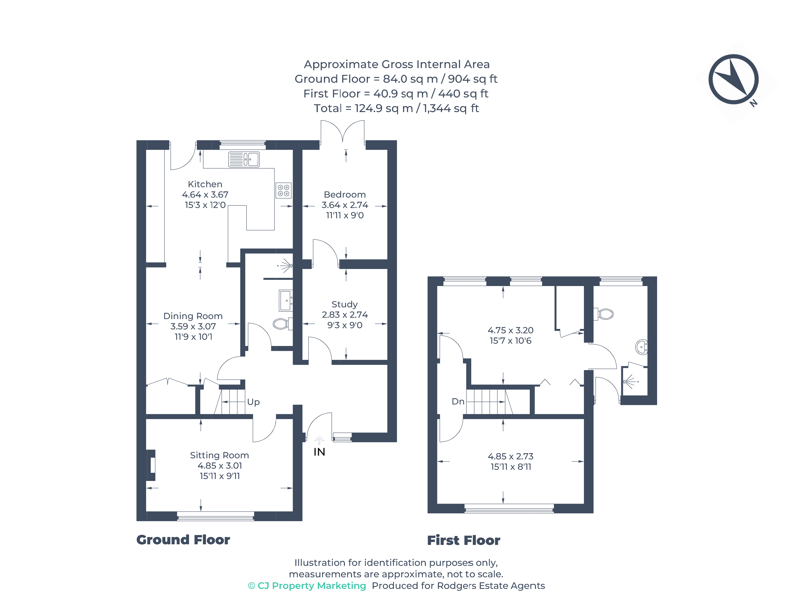 Floorplans For Grassingham End, Chalfont St Peter, Buckinghamshire
