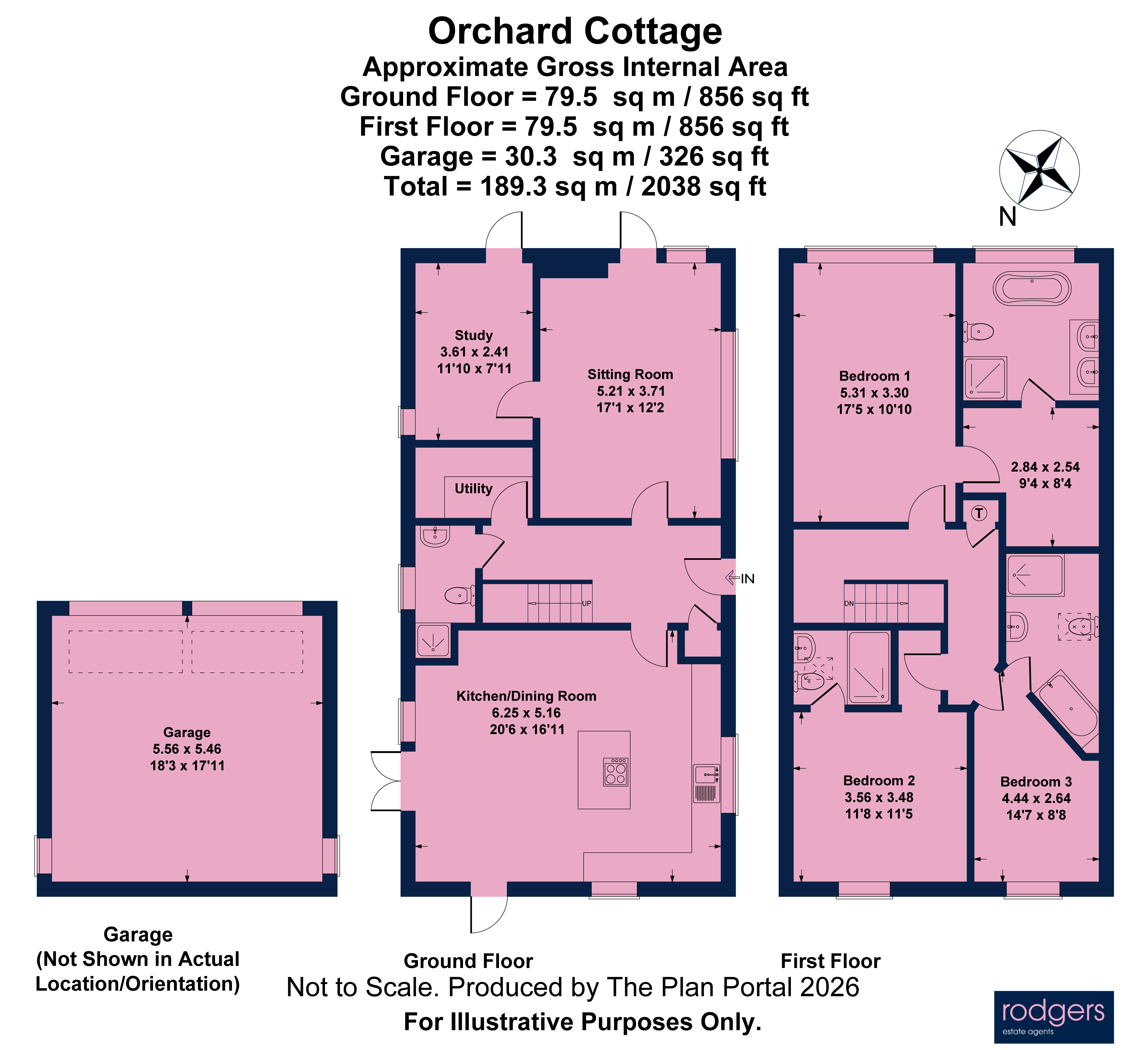 Floorplans For Denham Lane, Chalfont St Peter, Buckinghamshire