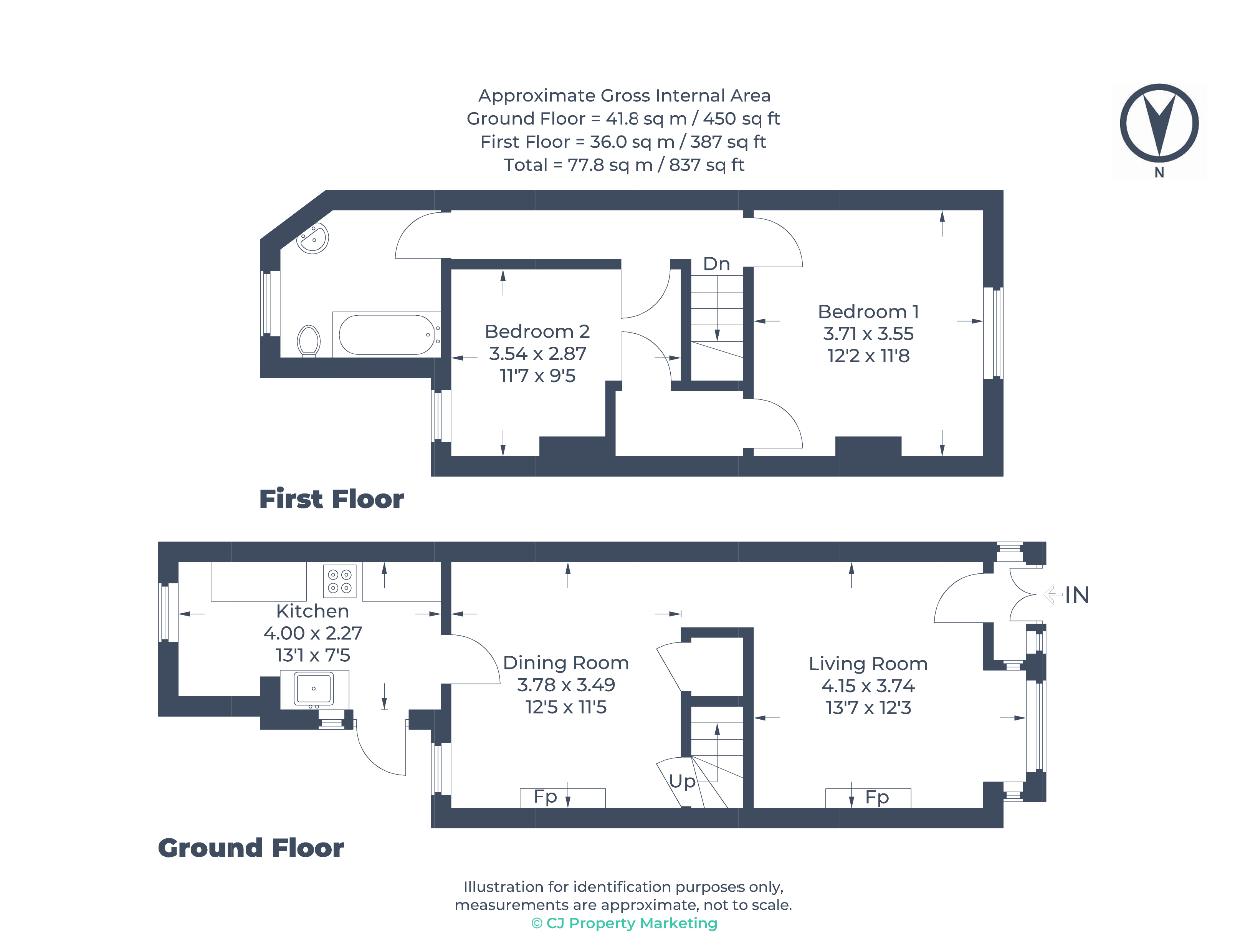Floorplans For The Greenway, Chalfont St Peter, Buckinghamshire