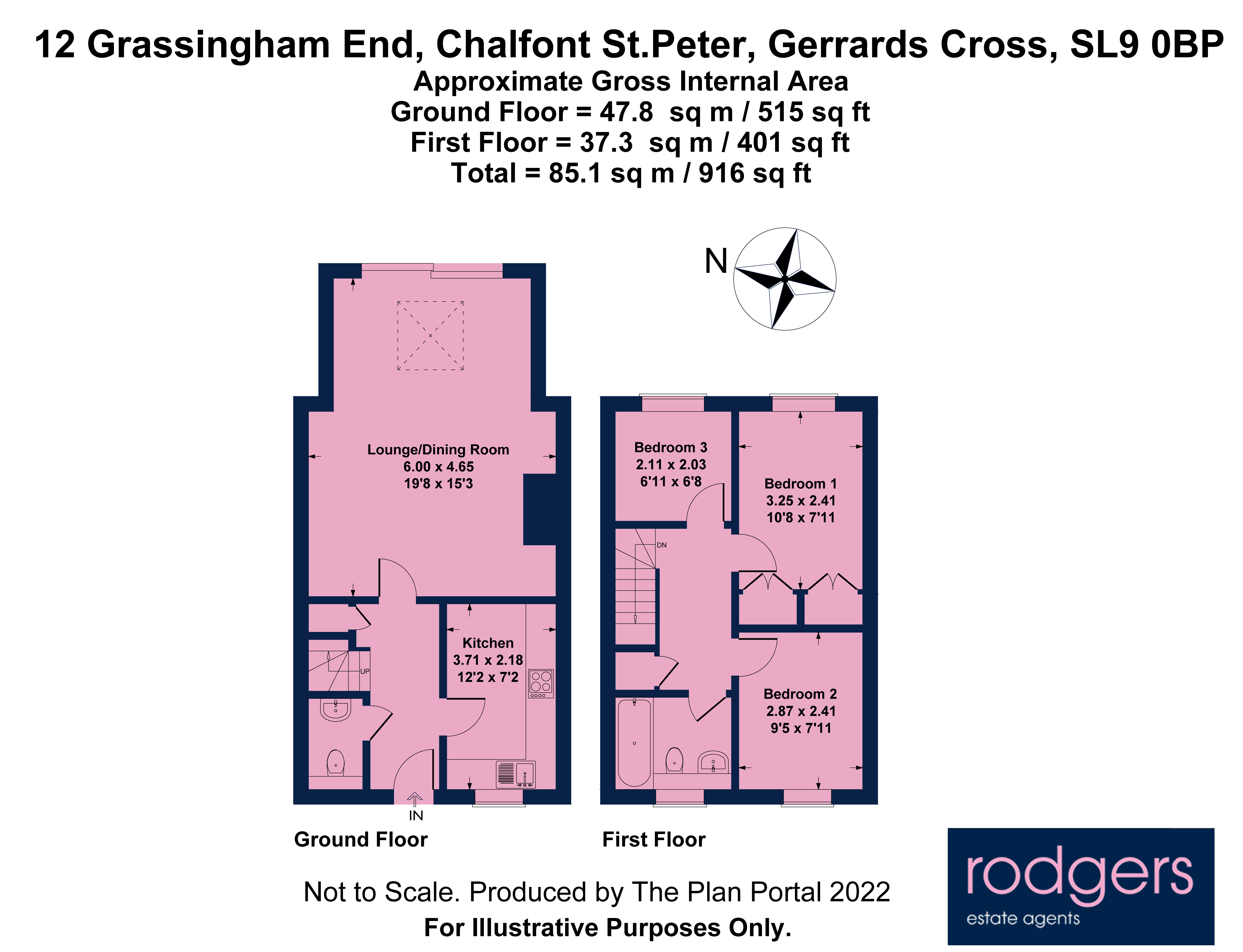 Floorplans For Grassingham End, Chalfont St Peter, Buckinghamshire